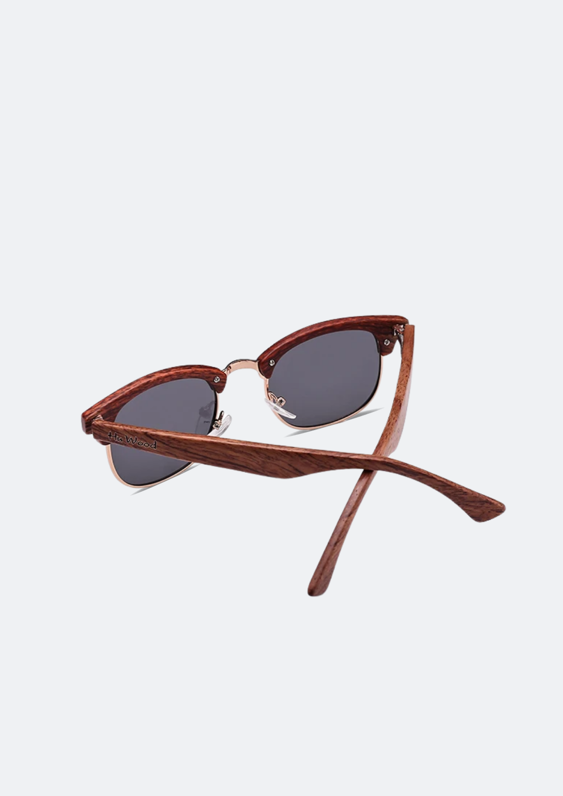 Óculos de Sol Masculino Dieng Clubmaster com Haste de Madeira