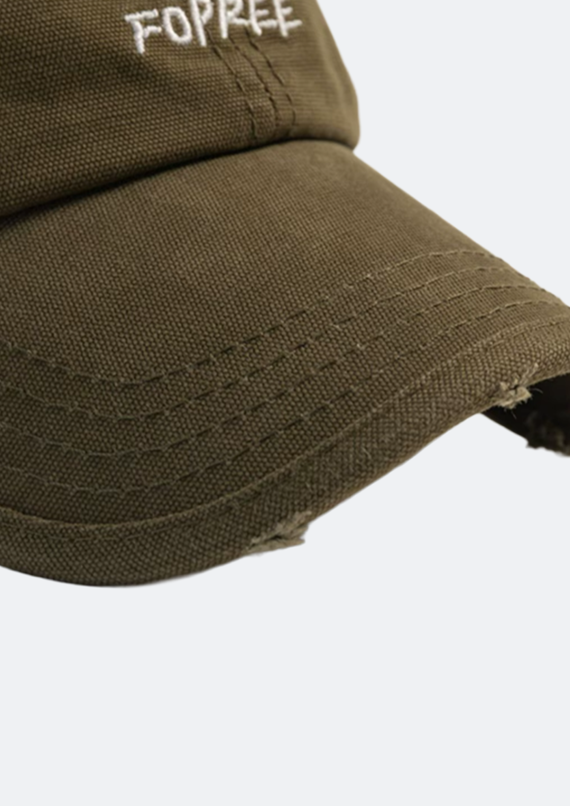 Boné Masculino Verde Militar "Fotfree" Aba Curva