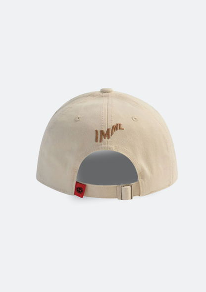 Boné Masculino "IMML" Off White Aba Curva