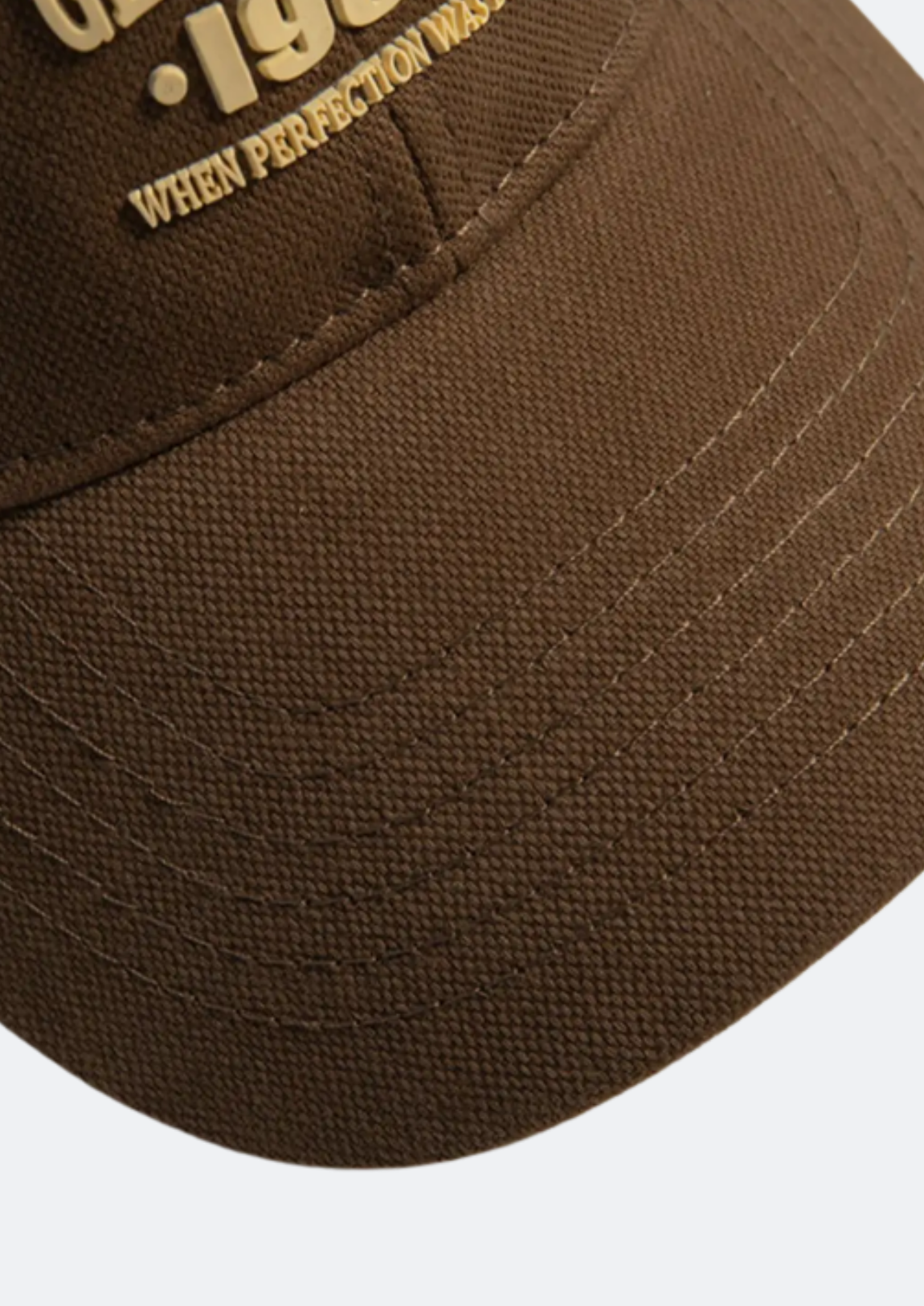 Boné Masculino Vintage "Genration 1987" Marrom Aba Curva