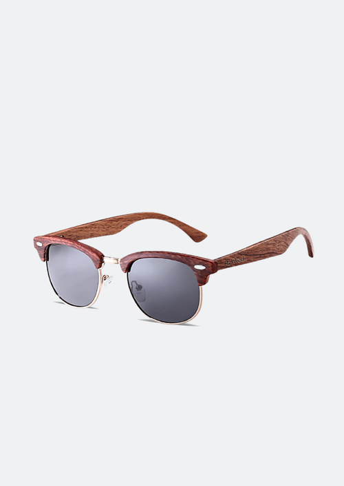 Óculos de Sol Masculino Dieng Clubmaster com Haste de Madeira