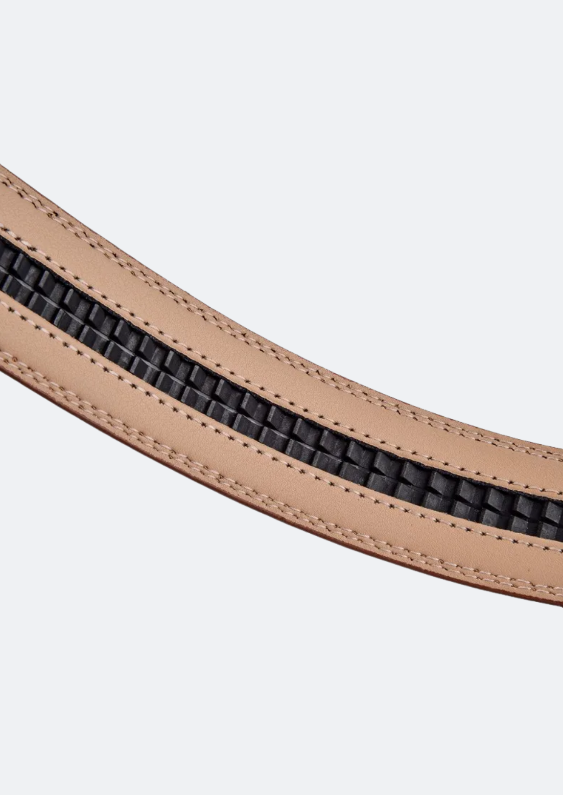 Cinto Masculino Martin de Couro com Fivela Automática Marrom