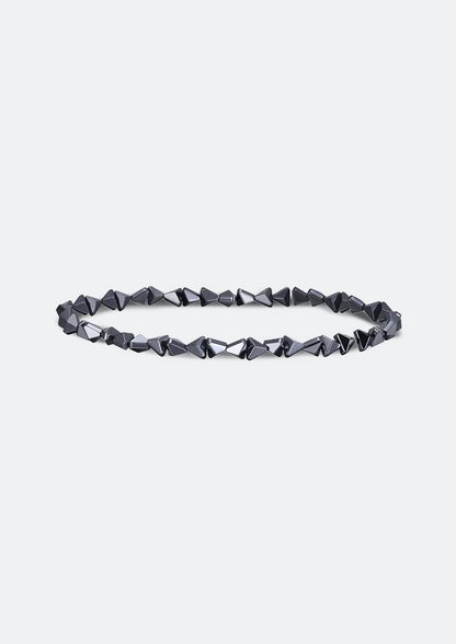 Pulseira Masculina Holland Grafite de Aço com Elástico