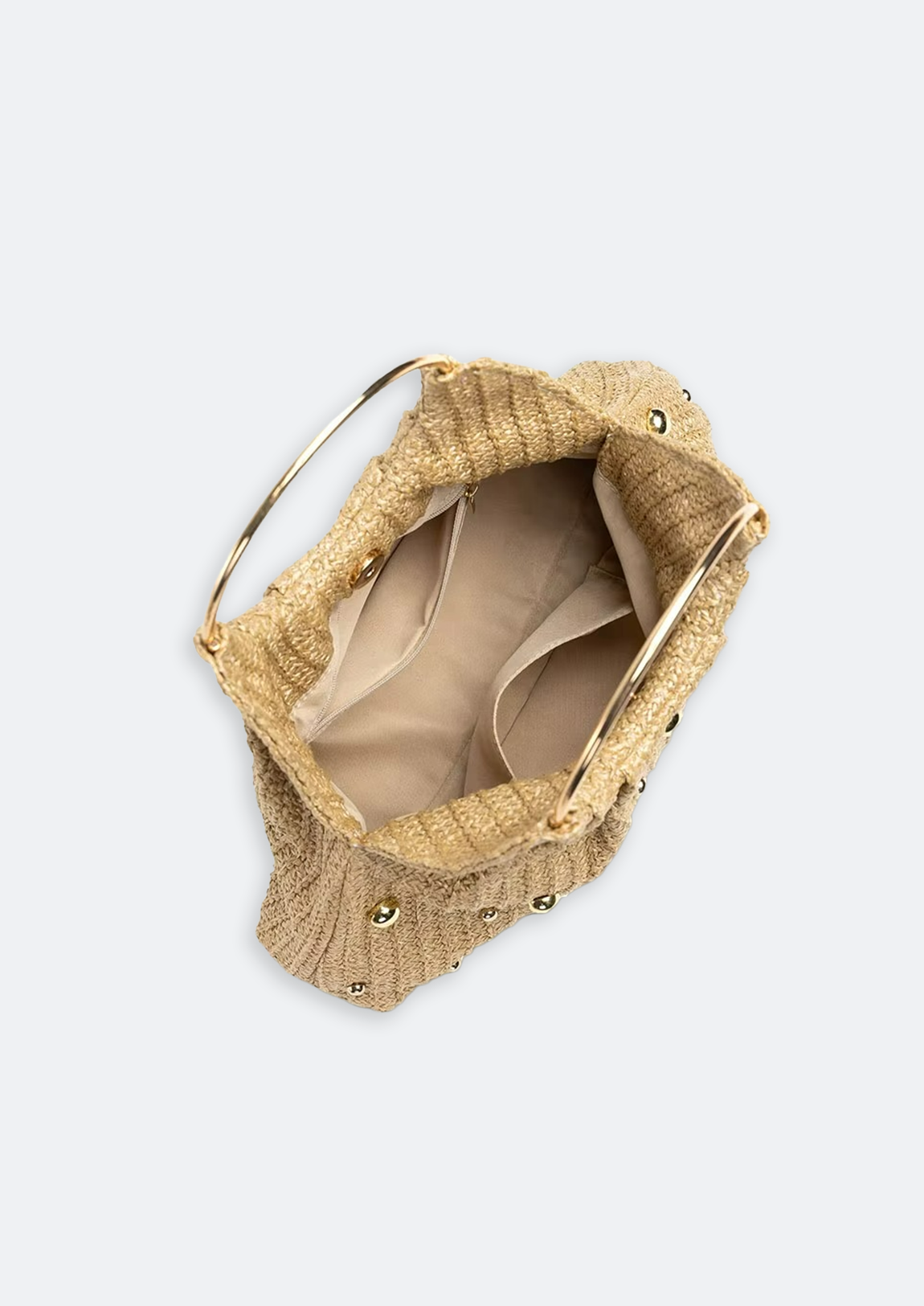 Bolsa Feminina de Mão Shearer de Palha