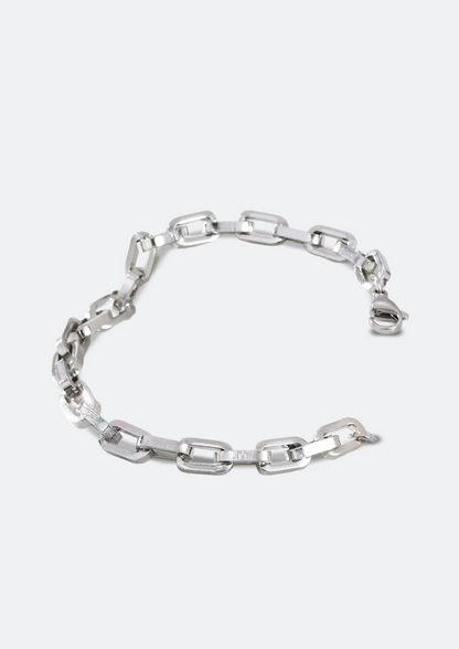 Pulseira Masculina Lewes Prata de Aço