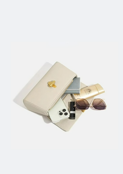 Bolsa Feminina de Couro Diana Branca