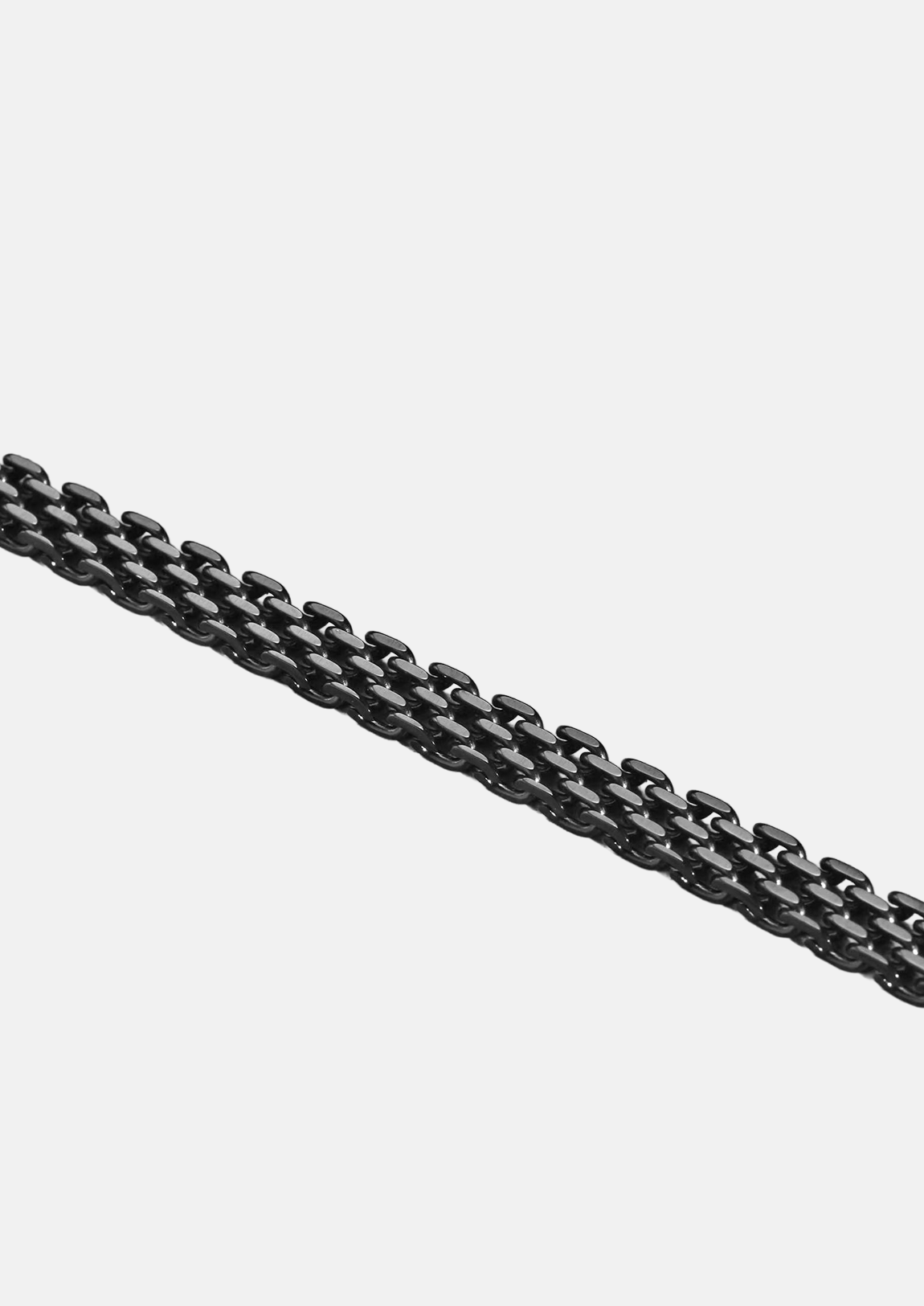 Pulseira Masculina Rush Preta de Aço