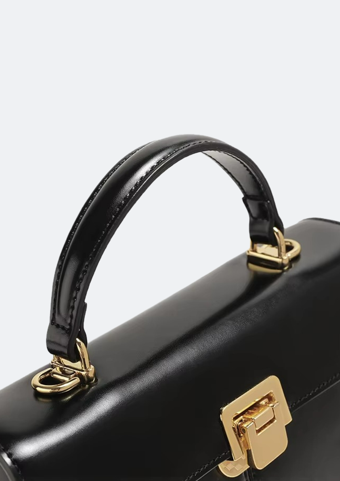 Bolsa Feminina de Couro Michigan Preta