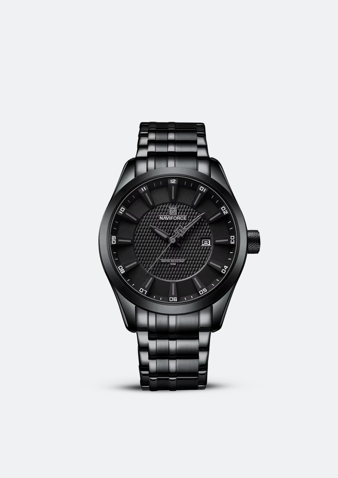 Relógio Masculino Navi Force NF8032 Preto de Aço