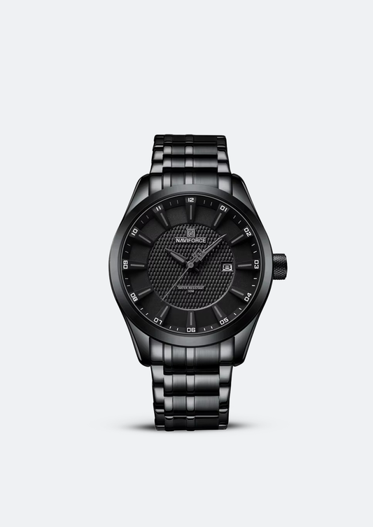 Relógio Masculino Navi Force NF8032 Preto de Aço