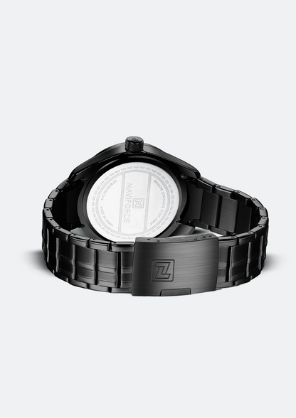 Relógio Masculino Navi Force NF8032 Preto de Aço