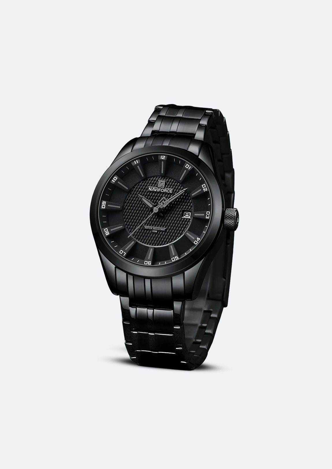 Relógio Masculino Navi Force NF8032 Preto de Aço