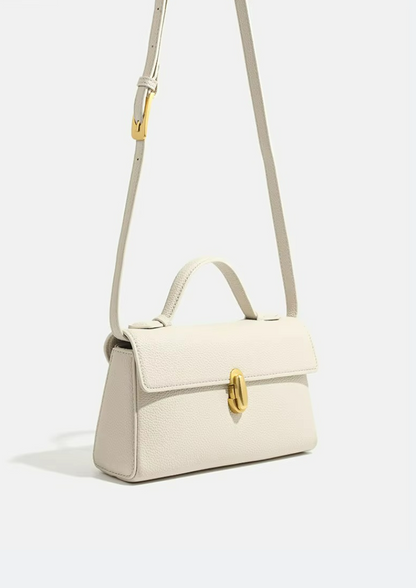 Bolsa Feminina de Couro Diana Branca