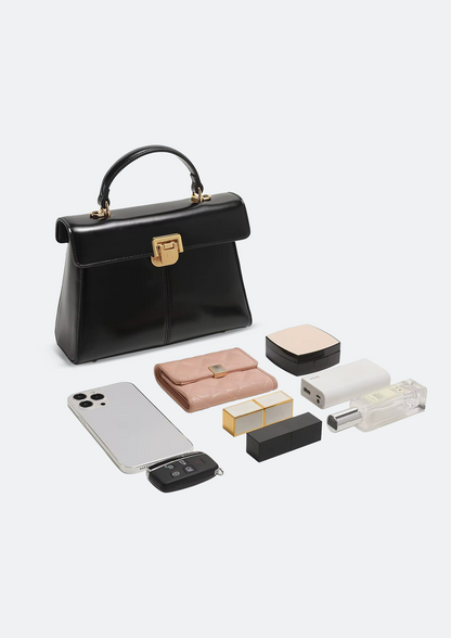 Bolsa Feminina de Couro Michigan Preta