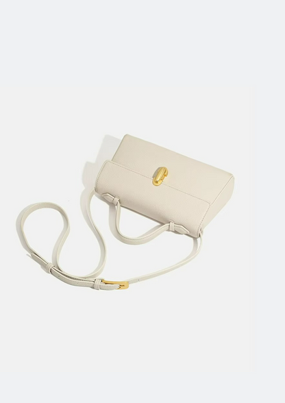Bolsa Feminina de Couro Diana Branca
