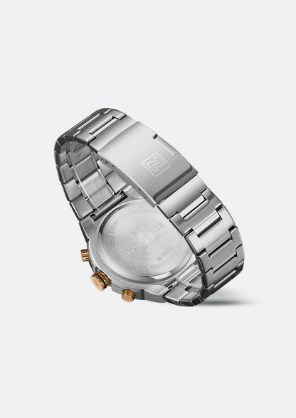 Relógio Masculino Navi Force NF8072 Prata de Aço