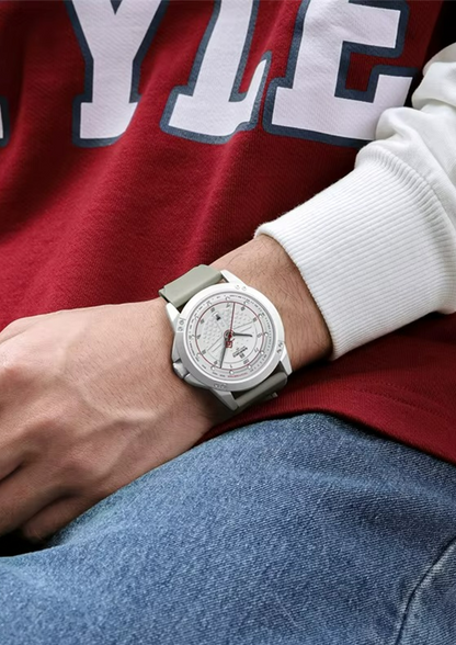 Relógio Masculino Navi Force NF8031 Branco Pulseira de Silicone