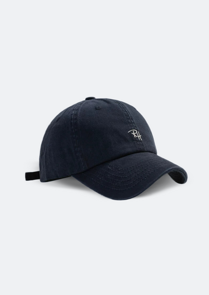 Boné Masculino Azul "RH" Aba Curva