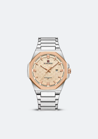 Relógio Masculino Navi Force NF9245 Dourado de Aço