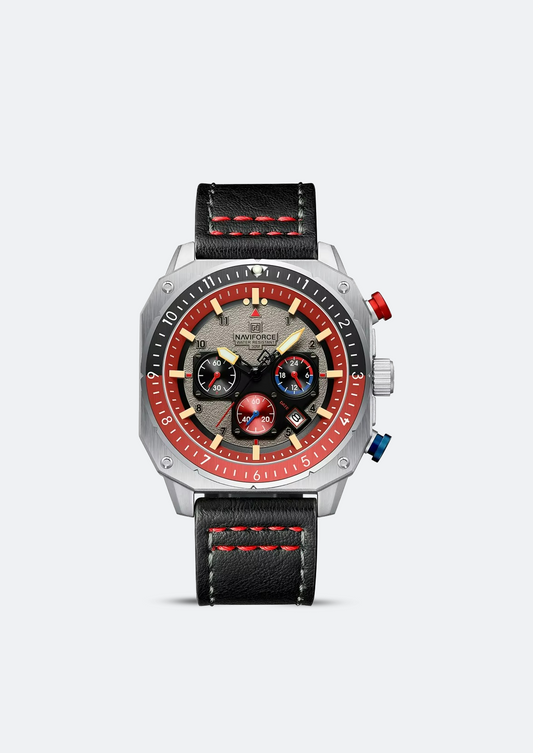 Relógio Masculino Navi Force NF8057 Pulseira de Couro