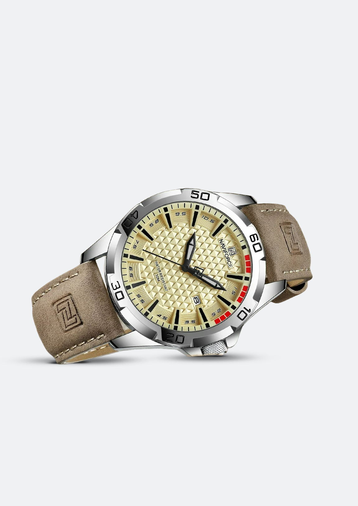 Relógio Masculino Navi Force NF8023 Pulseira de Couro