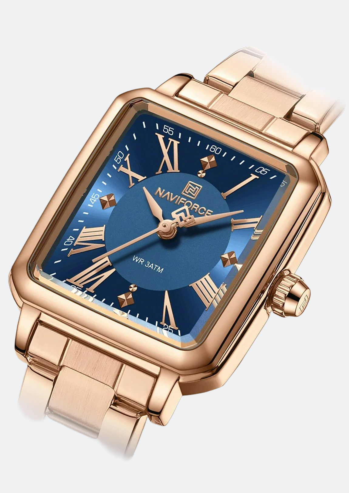 Relógio Feminino Navi Force NF5065 Dourado de Aço