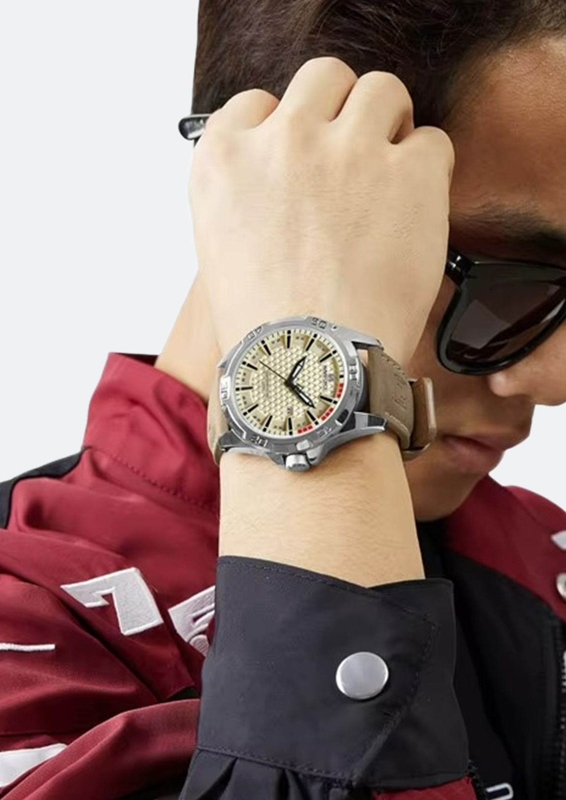 Relógio Masculino Navi Force NF8023 Pulseira de Couro