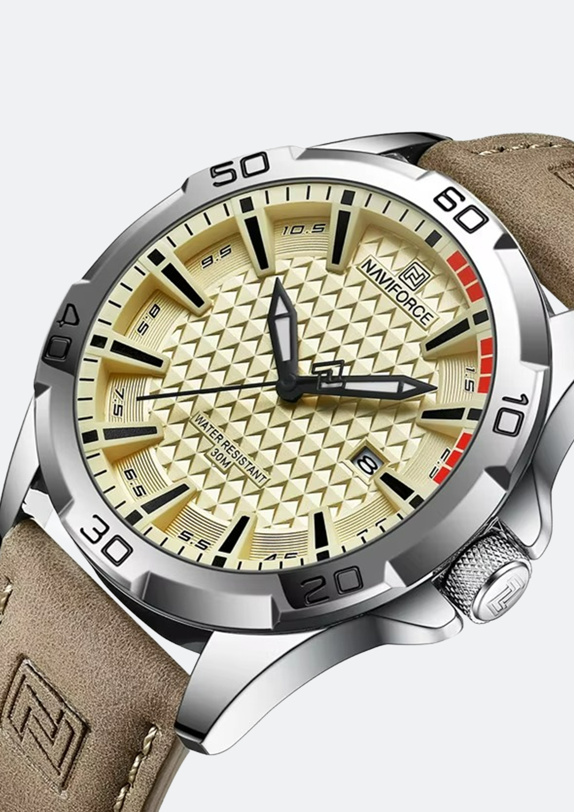 Relógio Masculino Navi Force NF8023 Pulseira de Couro