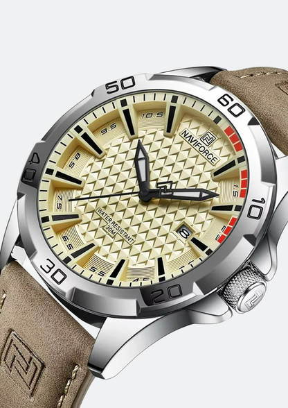 Relógio Masculino Navi Force NF8023 Pulseira de Couro
