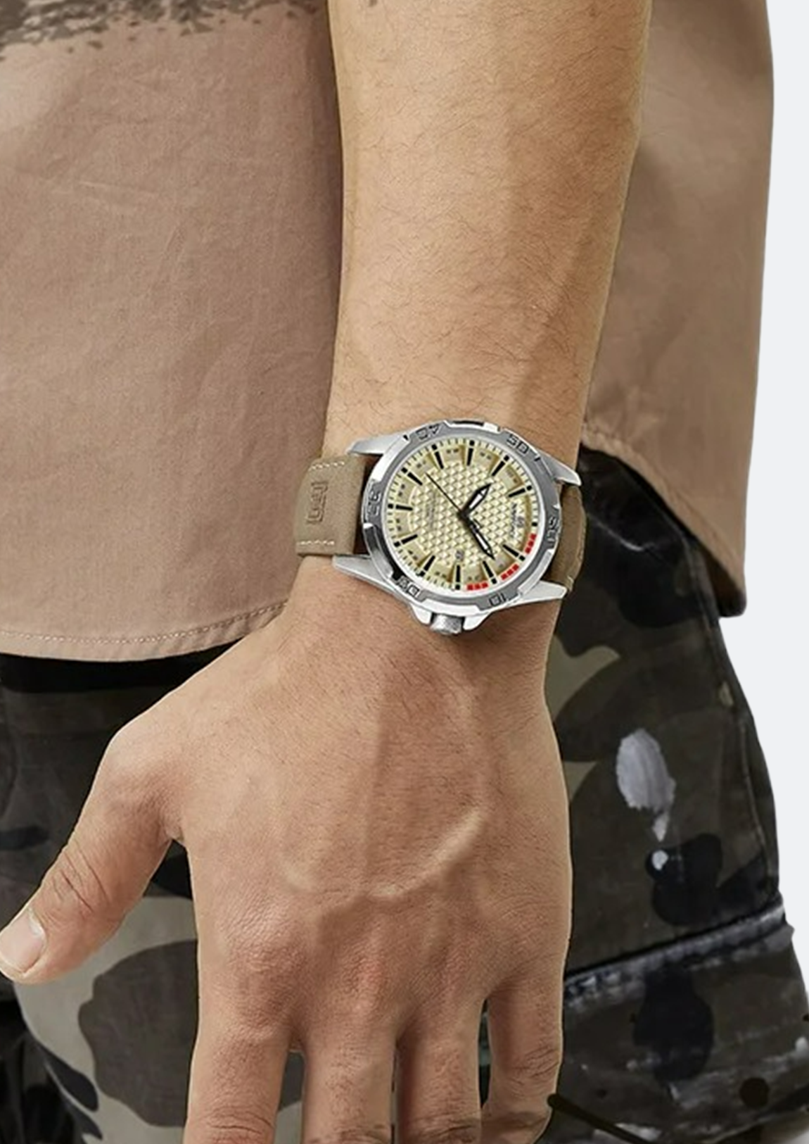 Relógio Masculino Navi Force NF8023 Pulseira de Couro