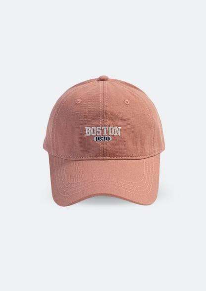 Boné Masculino Rosa "Boston 1630" Aba Curva