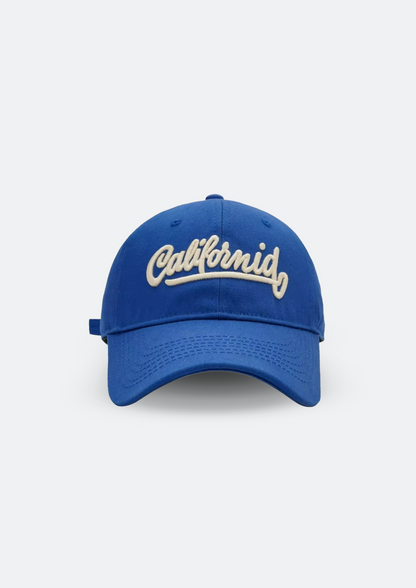 Boné Masculino Azul "Californid" Aba Curva