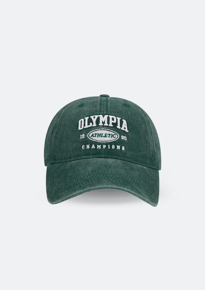 Boné Masculino Verde "Olympia" Aba Curva