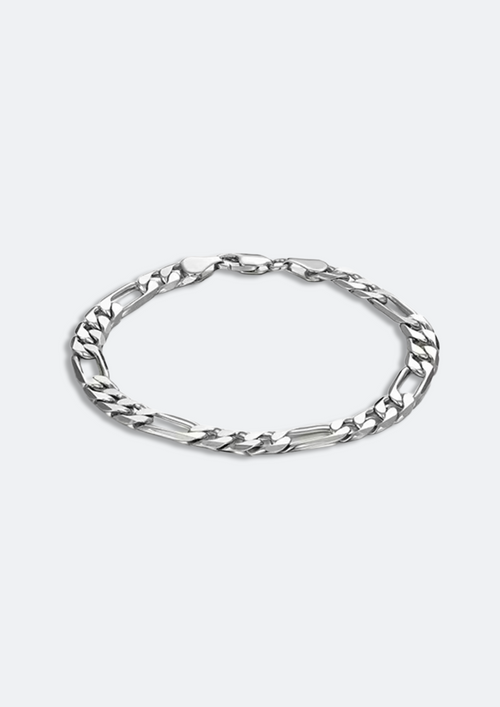 Pulseira Masculina Prata de Aço Jarred