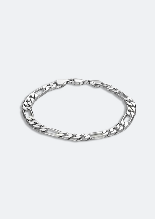 Pulseira Masculina Prata de Aço Jarred
