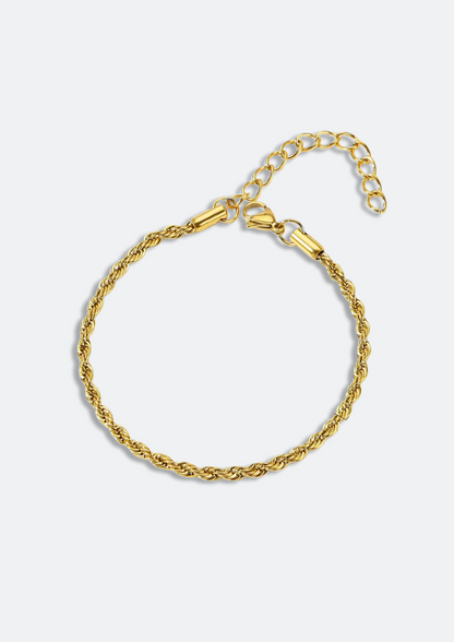 Pulseira Masculina Dourada de Aço Astron