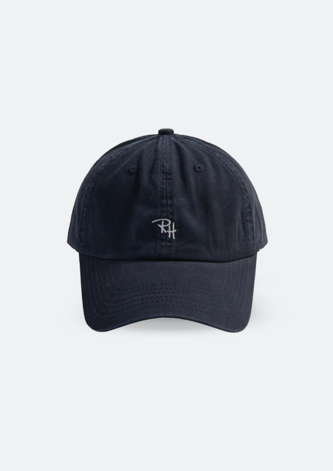 Boné Masculino Azul "RH" Aba Curva