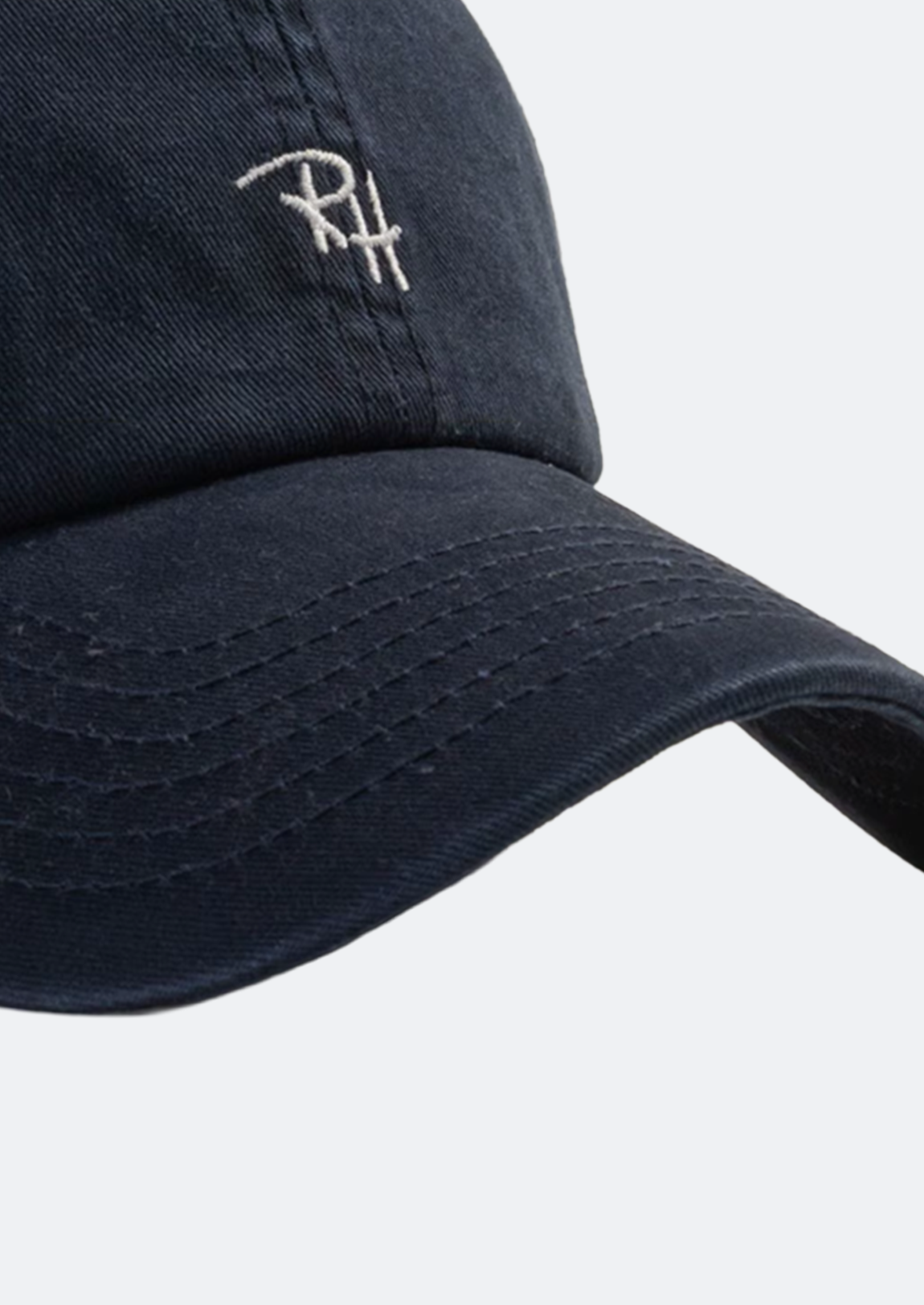 Boné Masculino Azul "RH" Aba Curva