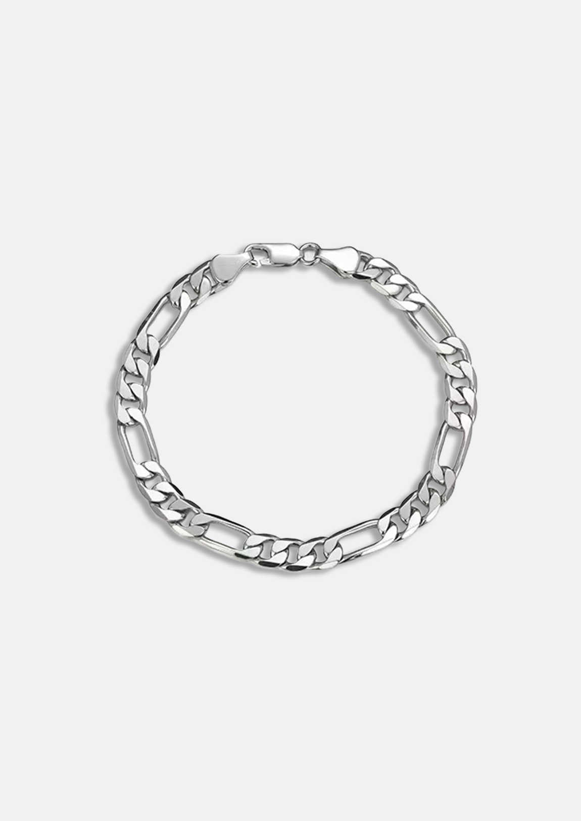 Pulseira Masculina Prata de Aço Jarred