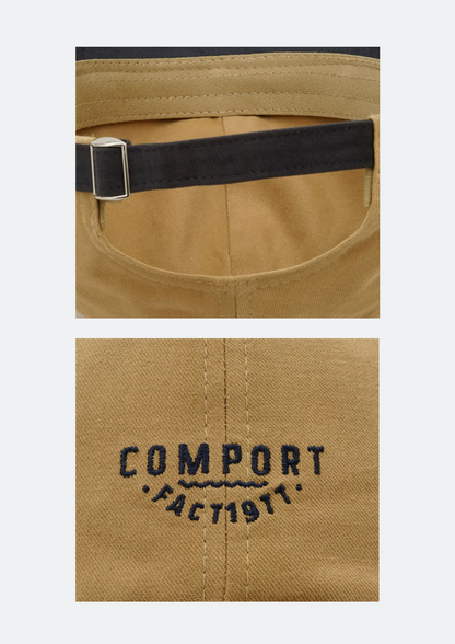Boné Masculino Cáqui "Comport Fact 1997" Aba Curva