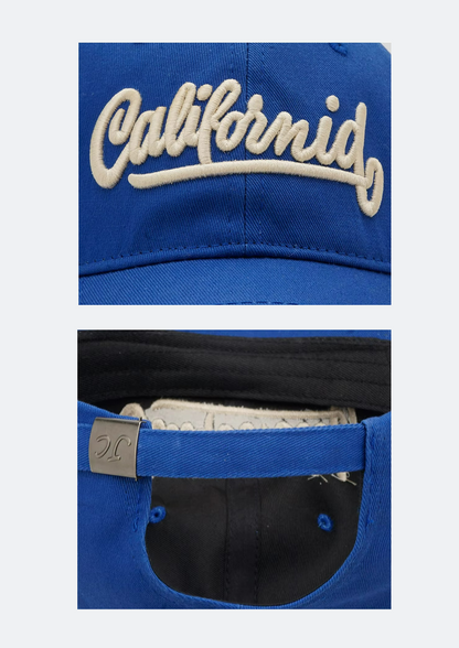Boné Masculino Azul "Californid" Aba Curva