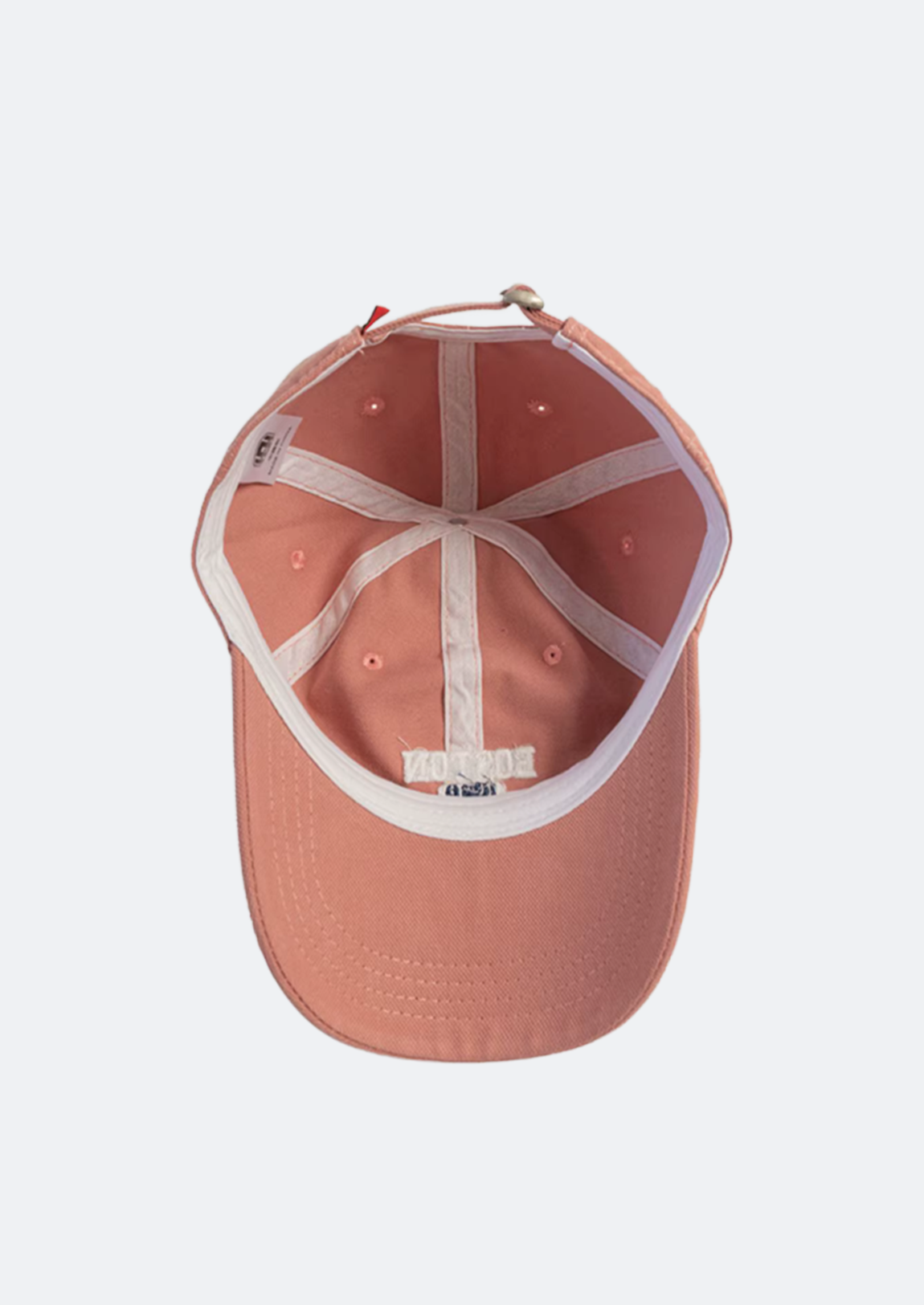 Boné Masculino Rosa "Boston 1630" Aba Curva